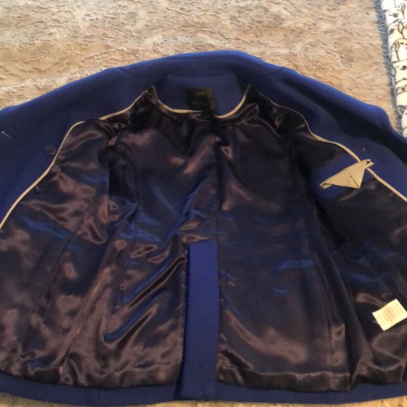 Basically Brand New stadium cloth by Nello Gori Jcrew Royal Blue Peacoat - Picture 5 of 8